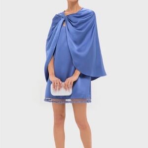 Tuckernuck Periwinkle Blue Capelet Mini Dress